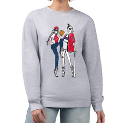 Boston Red Sox G-III 4Her by Carl Banks Women's Baseball Girls Fleece Pullover Sweatshirt - Heather Gray Pullover