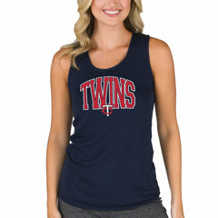 Minnesota Twins Concepts Sport Women's Marathon Racerback Tank Top - Navy Tanks