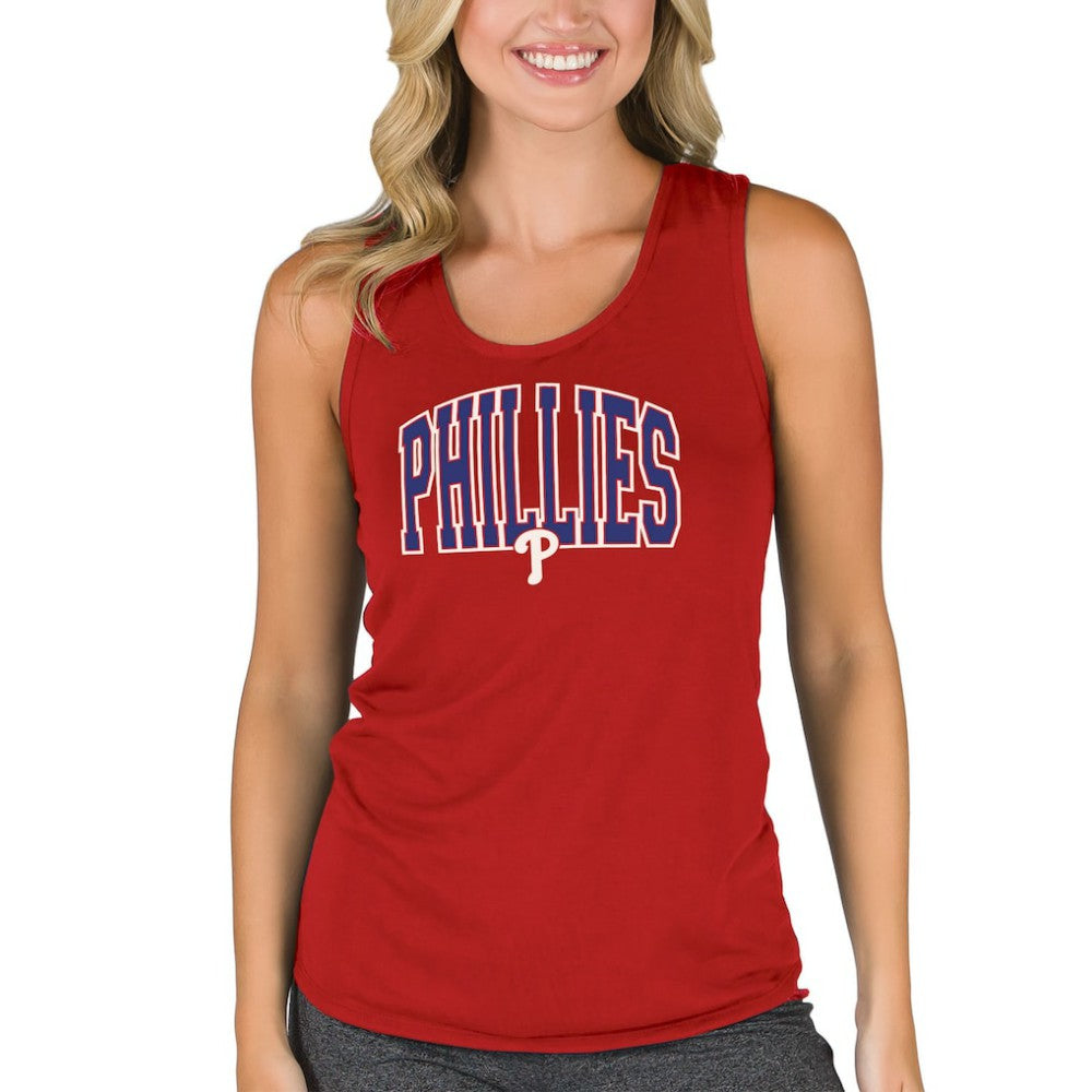 Philadelphia Phillies Concepts Sport Women's Marathon Racerback Tank Top - Red Tanks