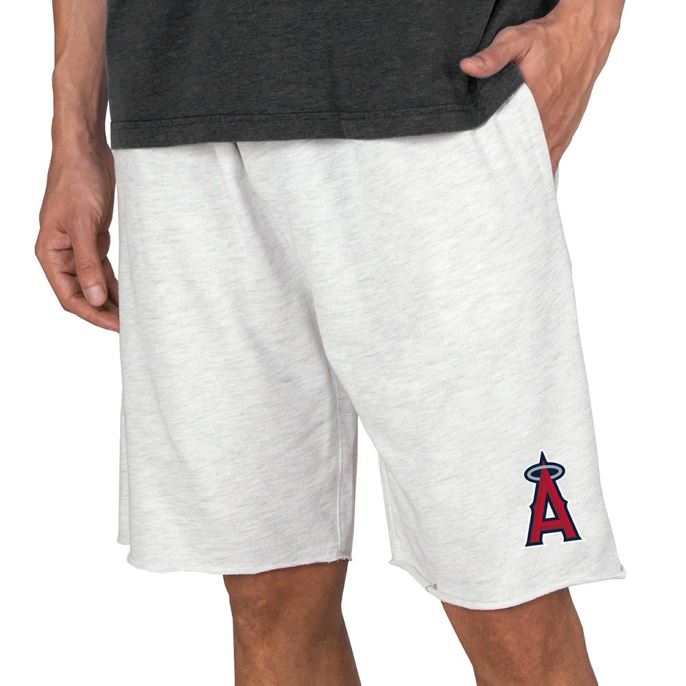 Los Angeles Angels Concepts Sport Mainstream Terry Tri-Blend Shorts - Oatmeal Shorts