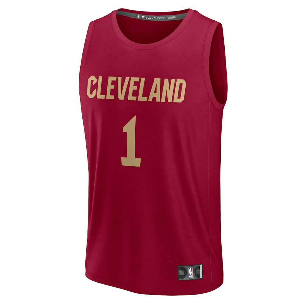 Max Strus Cleveland Cavaliers Fast Break Player Jersey Icon Editi- Wine