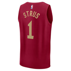 Max Strus Cleveland Cavaliers Fast Break Player Jersey Icon Editi- Wine