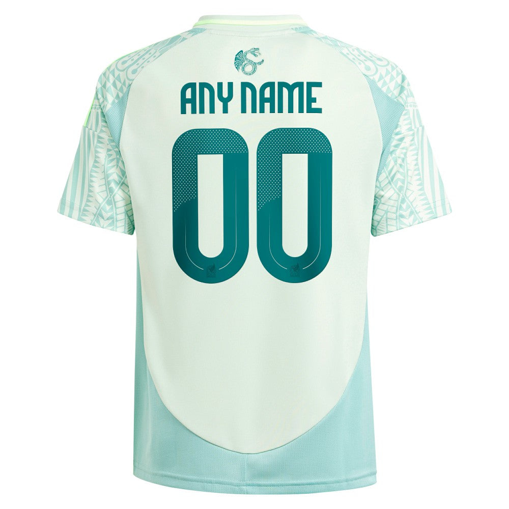 Mexico National Team Youth 2024 Away Replica Custom Jersey Green sale