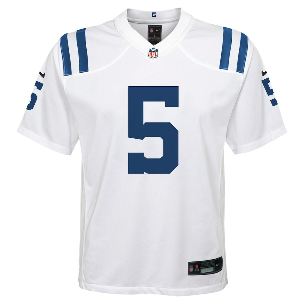 Indianapolis Colts Youth Game Jersey White