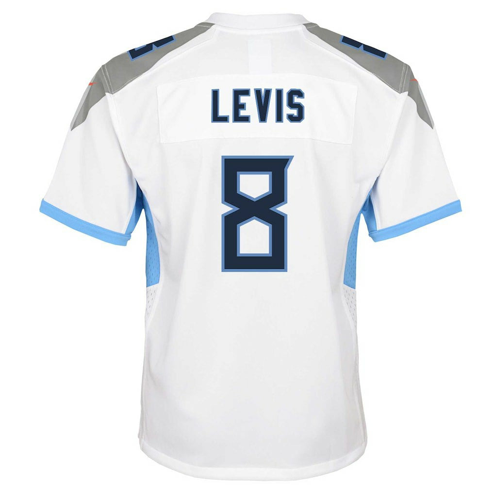 Will Levis Tennessee Titans Youth Game Jersey White