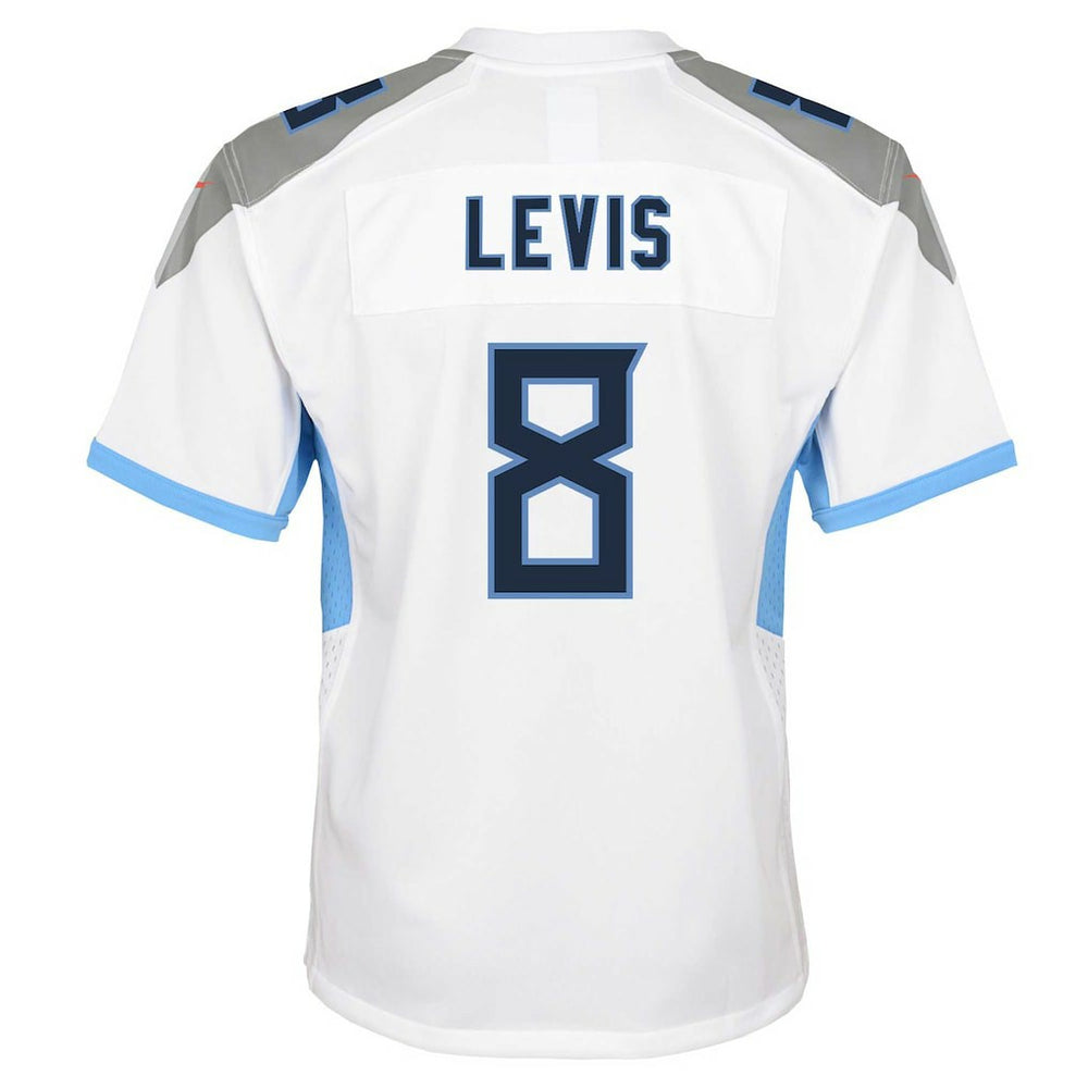 Will Levis Tennessee Titans Youth Game Jersey White