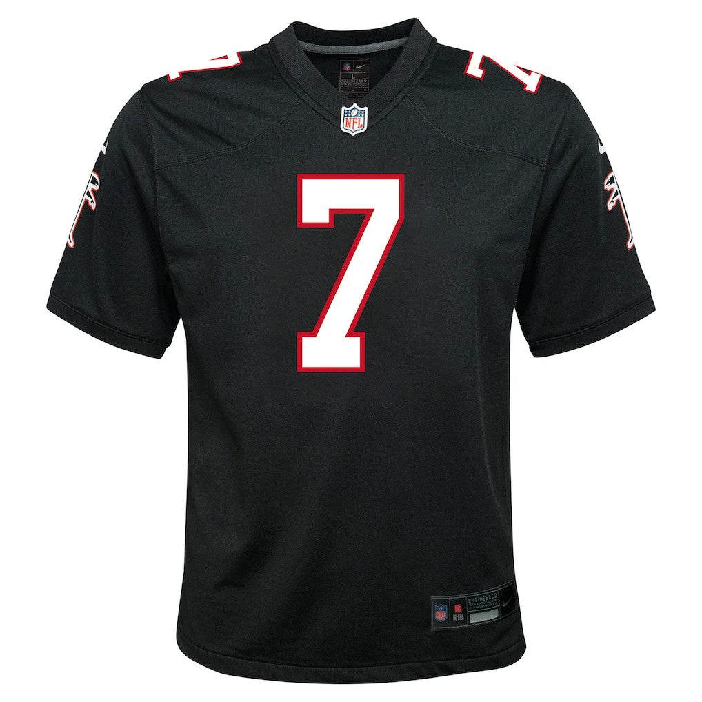 Bijan Robinson Atlanta Falcons Youth Game Jersey Black