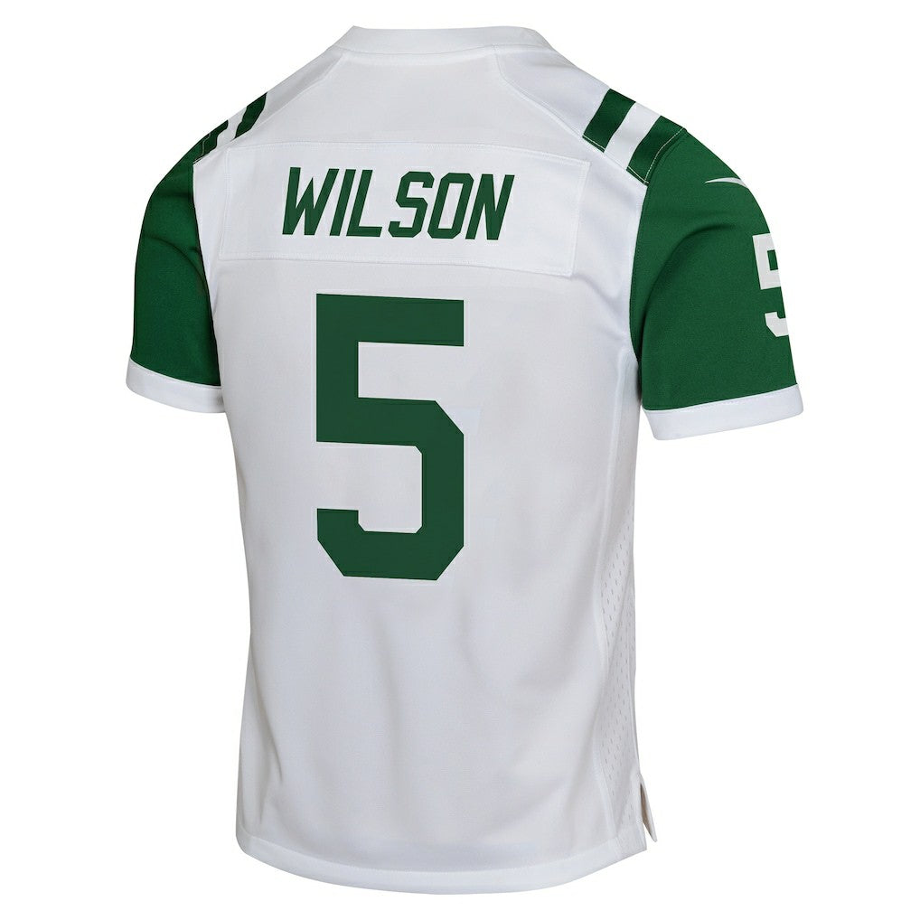 Garrett Wilson New York Jets Youth Game Jersey White