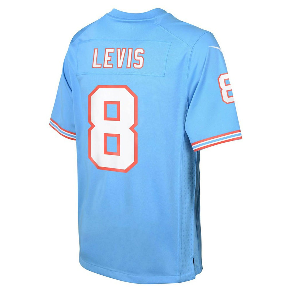 Will Levis Tennessee Titans Youth Game Jersey Light Blue