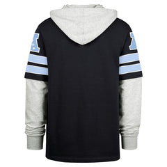 Tennessee Titans '47 Double Header Blitz Cornerback Pullover Hoodie Navy