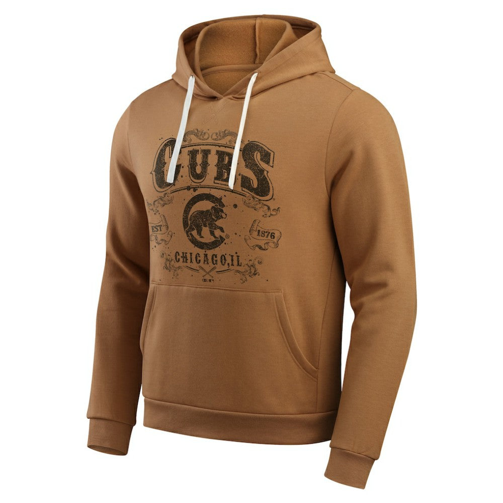 Chicago Cubs Darius Rucker Collection by Fanatics Camp Fleece Pullover Hoodie  - Tan Hoodies