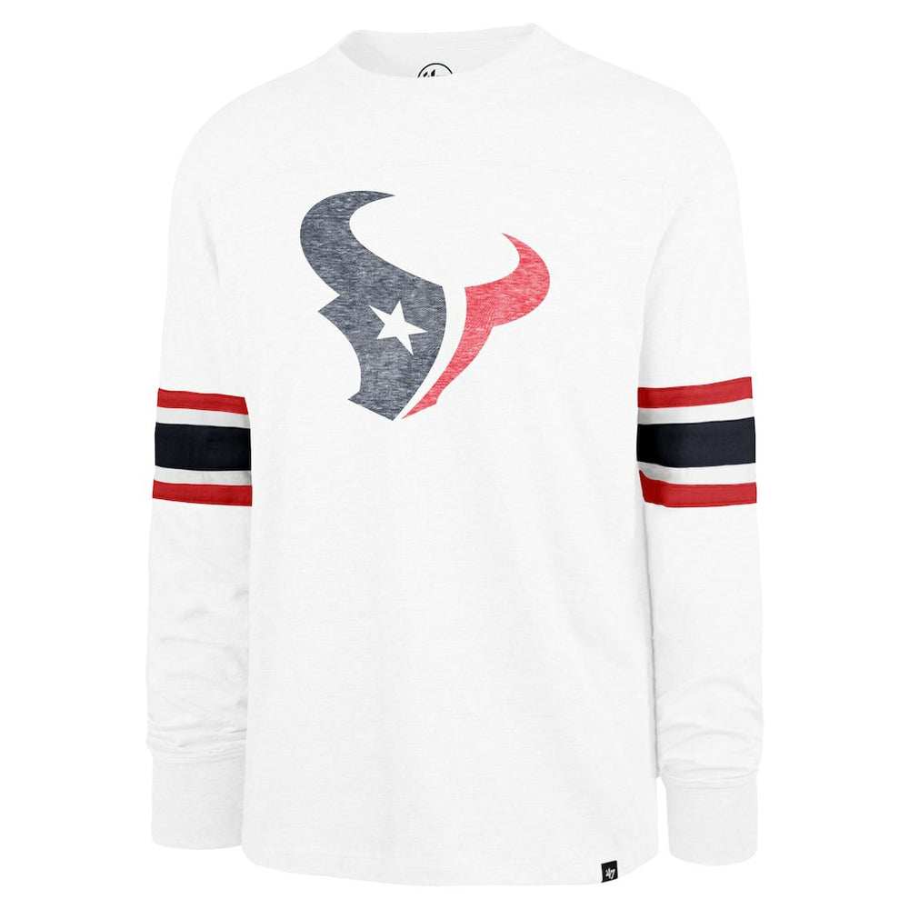 Houston Texans '47 Gridiron Premier Brex Long Sleeve T-Shirt White