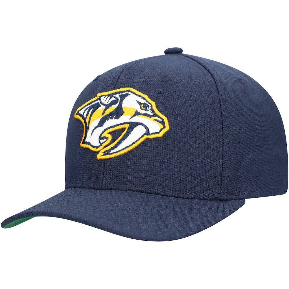 NHL Nashville Predators Mitchell & Ness Core Team Ground Pro Adjustable Hat - Navy