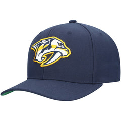 NHL Nashville Predators Mitchell & Ness Core Team Ground Pro Adjustable Hat - Navy