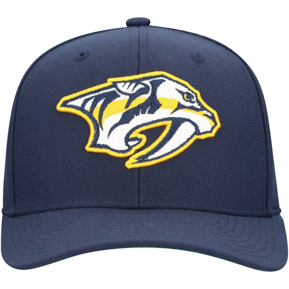 NHL Nashville Predators Mitchell & Ness Core Team Ground Pro Adjustable Hat - Navy