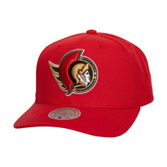 NHL Ottawa Senators Mitchell & Ness Core Team Ground Pro Adjustable Hat - Red