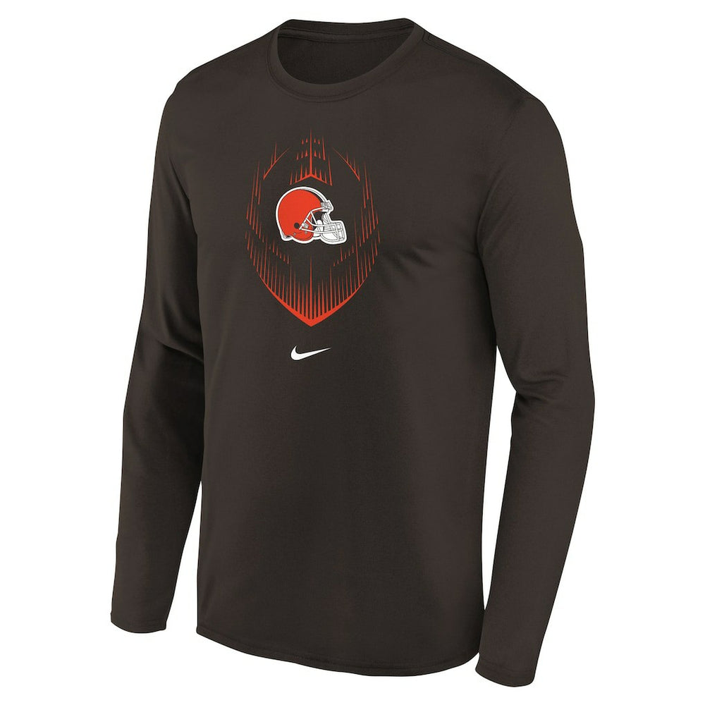 Cleveland Browns Preschool Legend Icon Long Sleeve T-Shirt Brown
