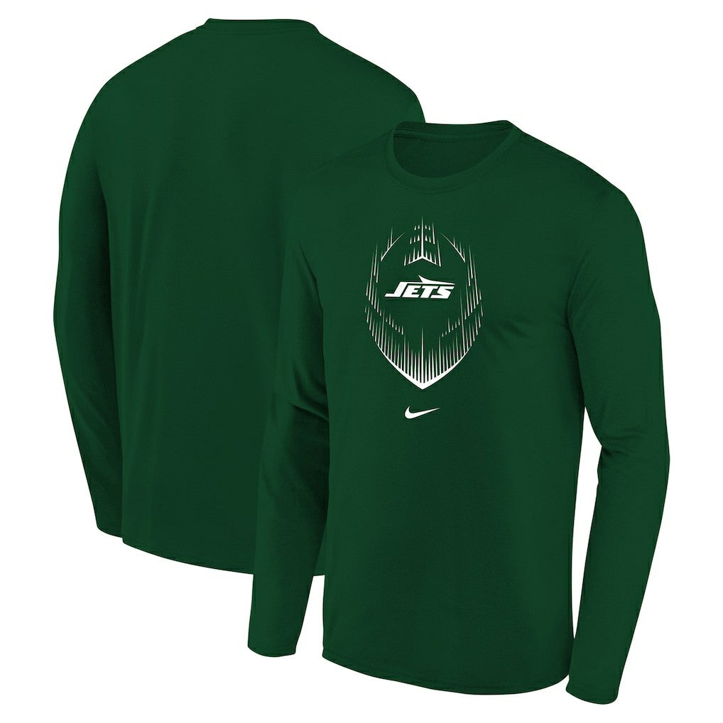 New York Jets Youth Legend Icon Long Sleeve T-Shirt Green