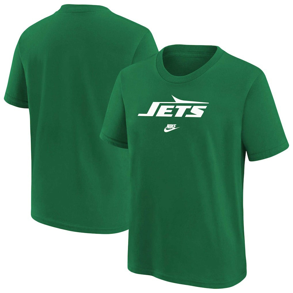 New York Jets Youth Rewind Essential T-Shirt Green