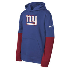 New York Giants Youth Club Pullover Hoodie Royal