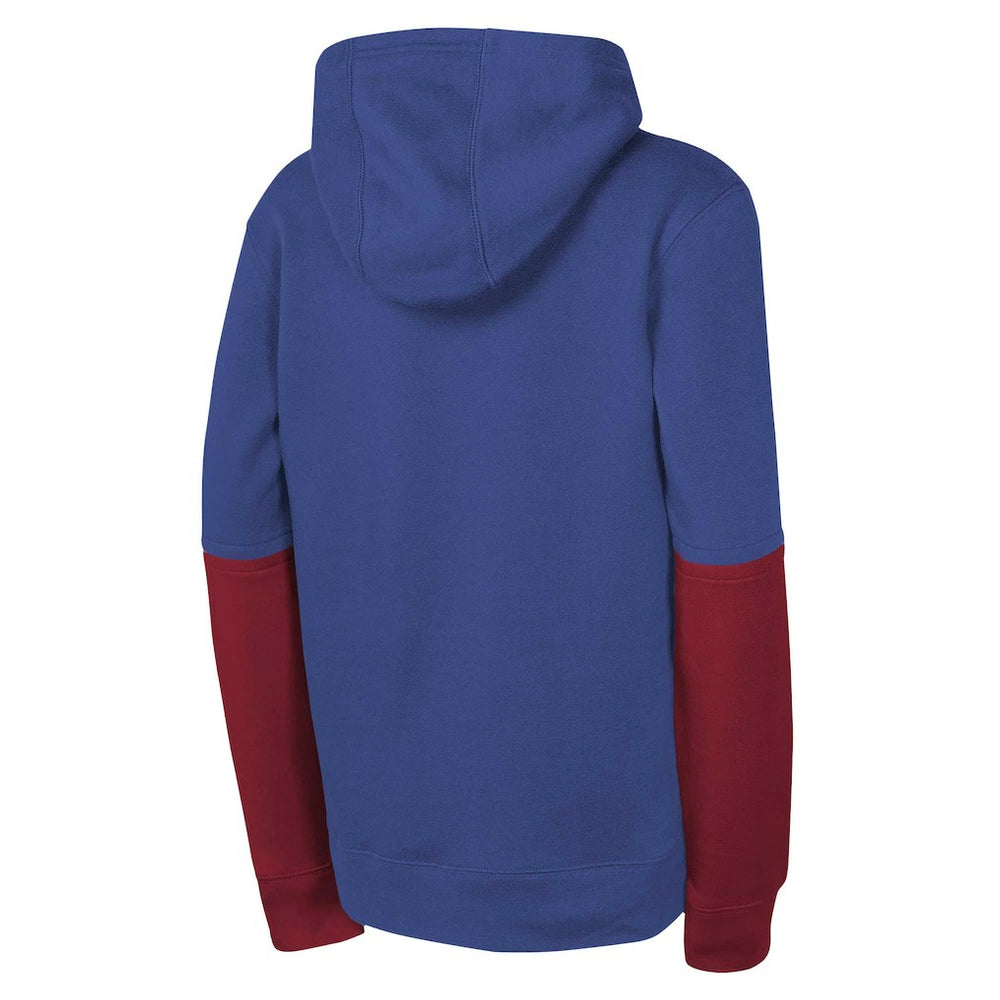 New York Giants Youth Club Pullover Hoodie Royal