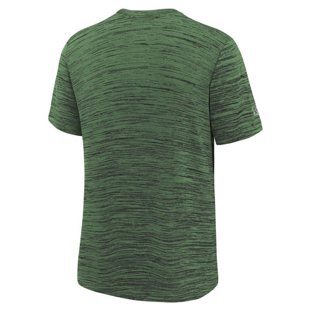 New York Jets Youth Sideline Velocity Performance T-Shirt Green
