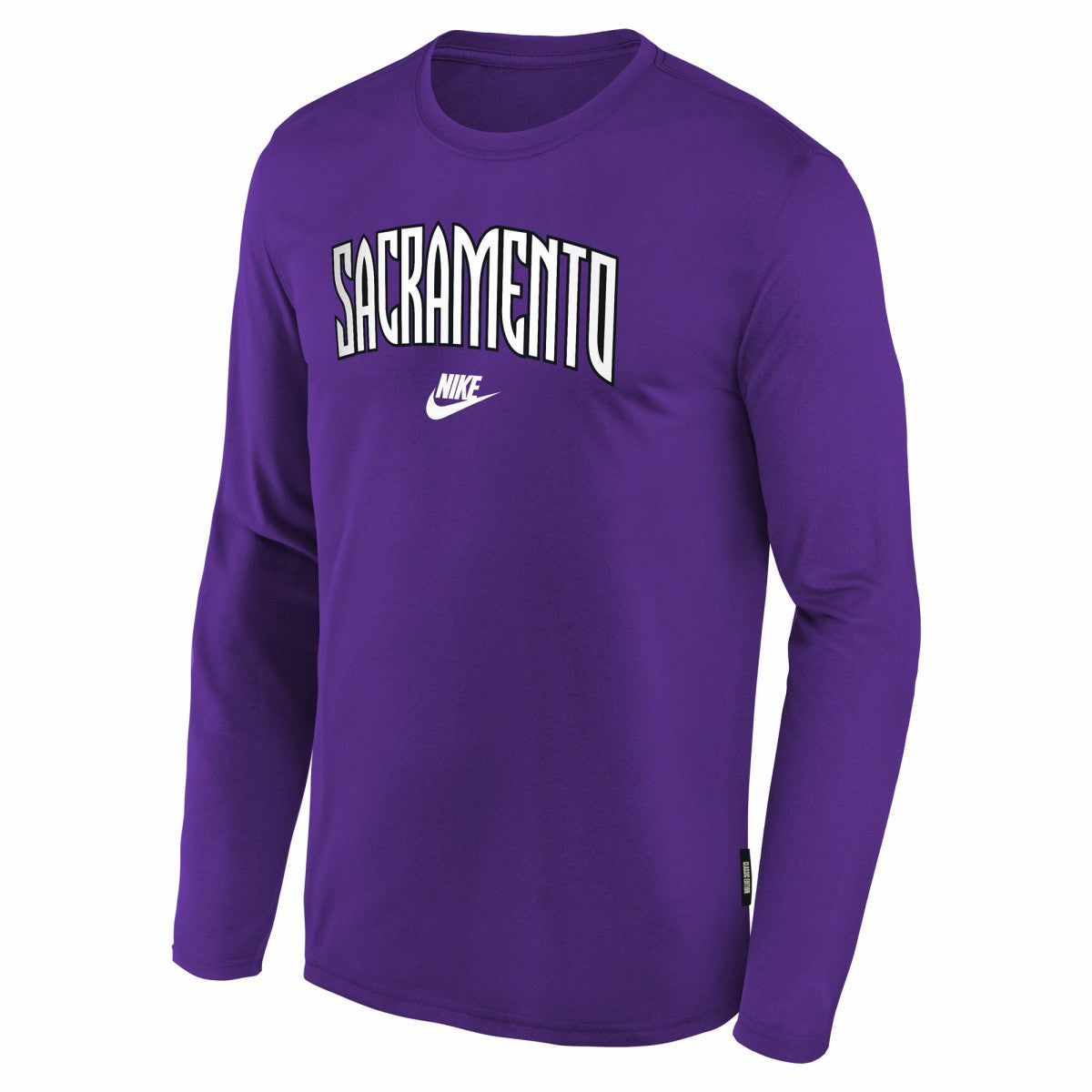 Sacramento Kings Youth Hardwood Classics Long Sleeve T-Shirt Purple