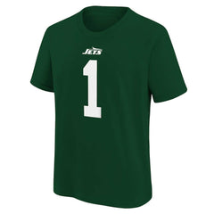 Ahmad Sauce Gardner New York Jets Youth Player Name & Number T-Shirt Green