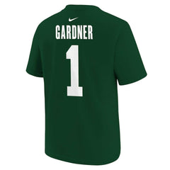 Ahmad Sauce Gardner New York Jets Youth Player Name & Number T-Shirt Green