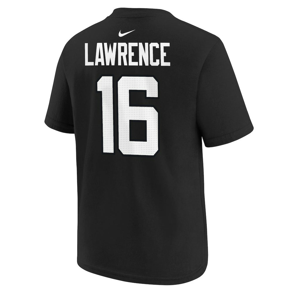 Trevor Lawrence Jacksonville Jaguars Youth Player Name & Number T-Shirt Black