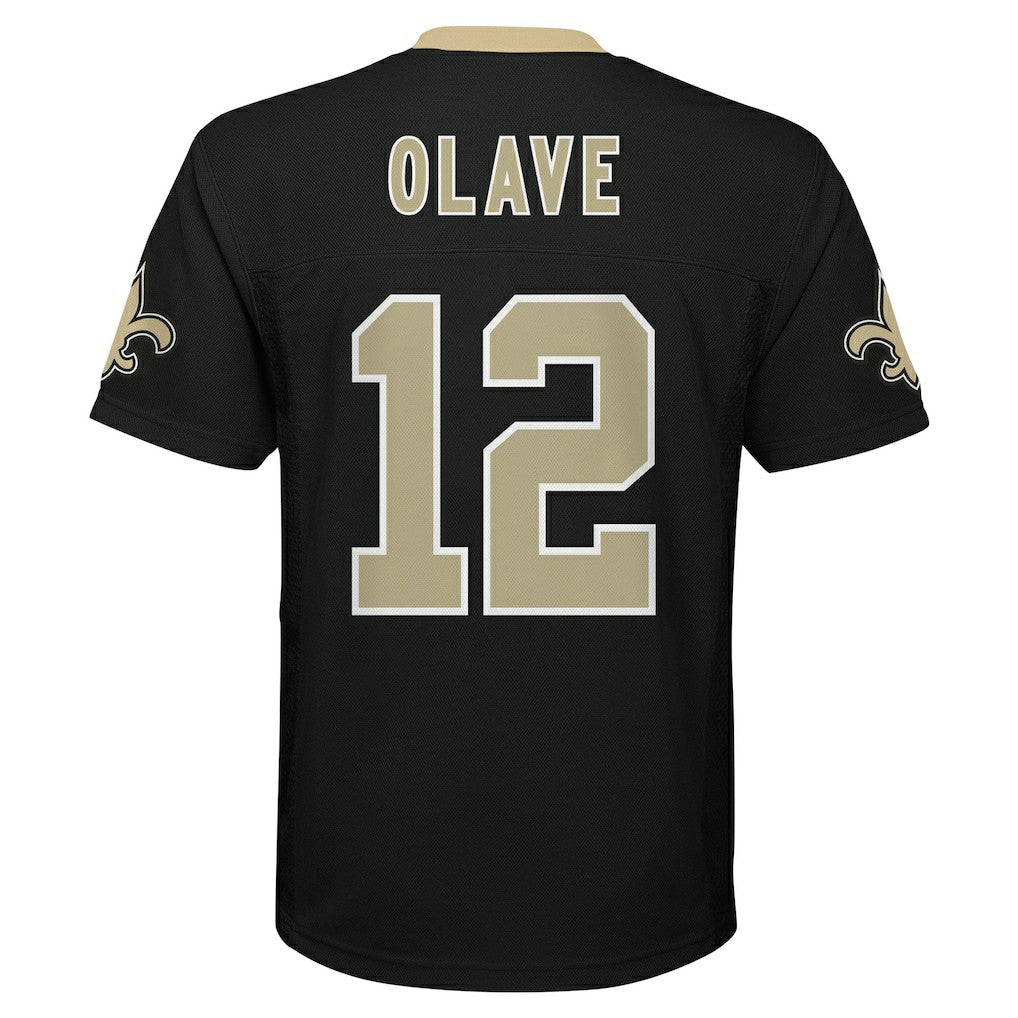 Chris Olave New Orleans Saints Youth Replica Player Jersey Black