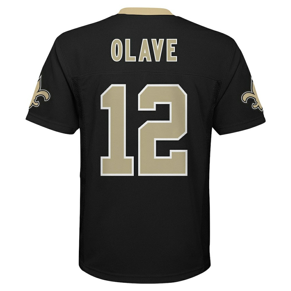 Chris Olave New Orleans Saints Youth Replica Player Jersey Black