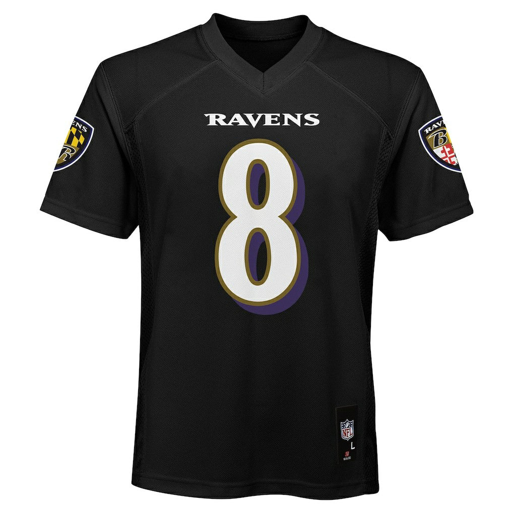 Lamar Jackson Baltimore Ravens Preschool Replica Player Jersey Black