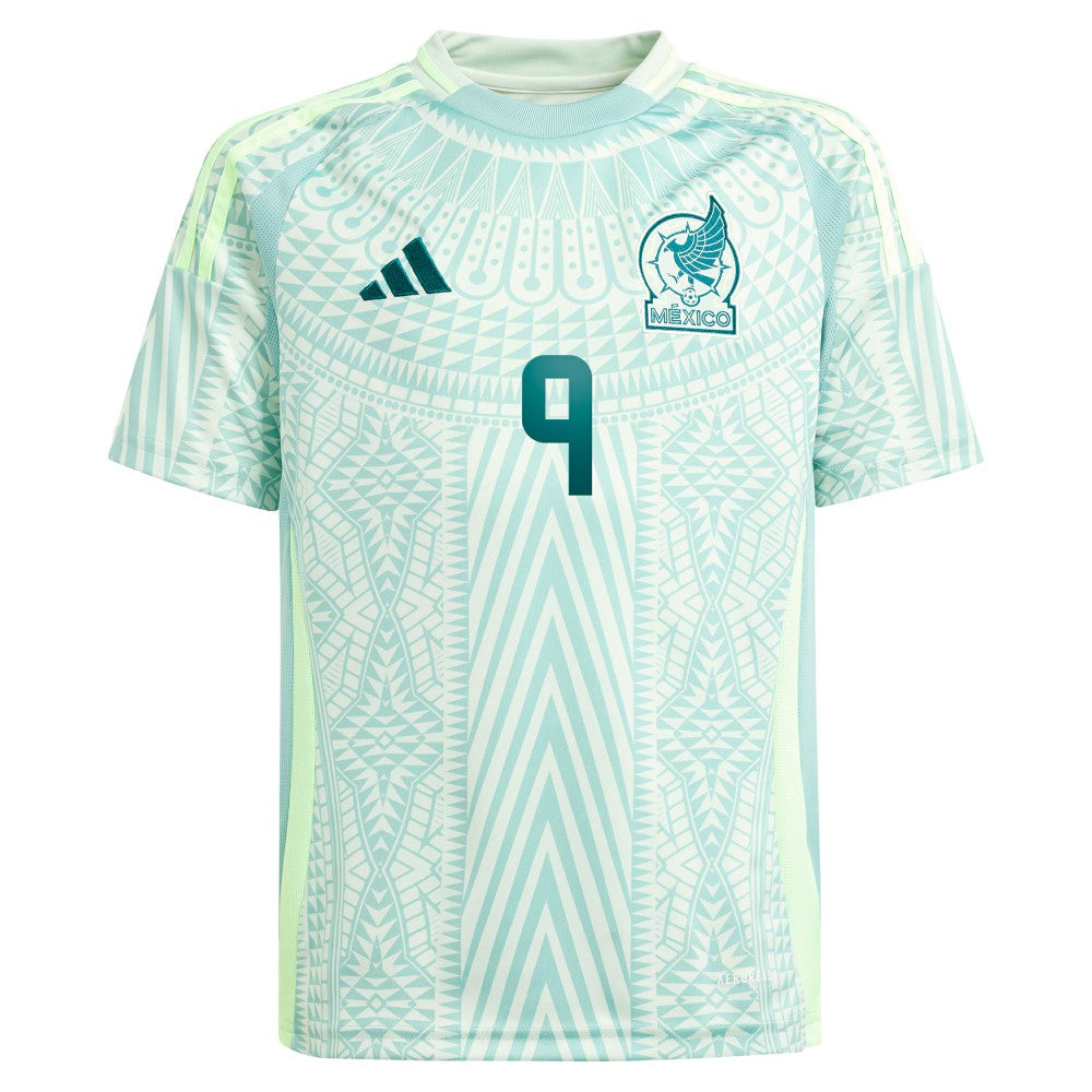 Raul Jimenez Mexico National Team Youth 2024 Away Replica Player Jersey Green