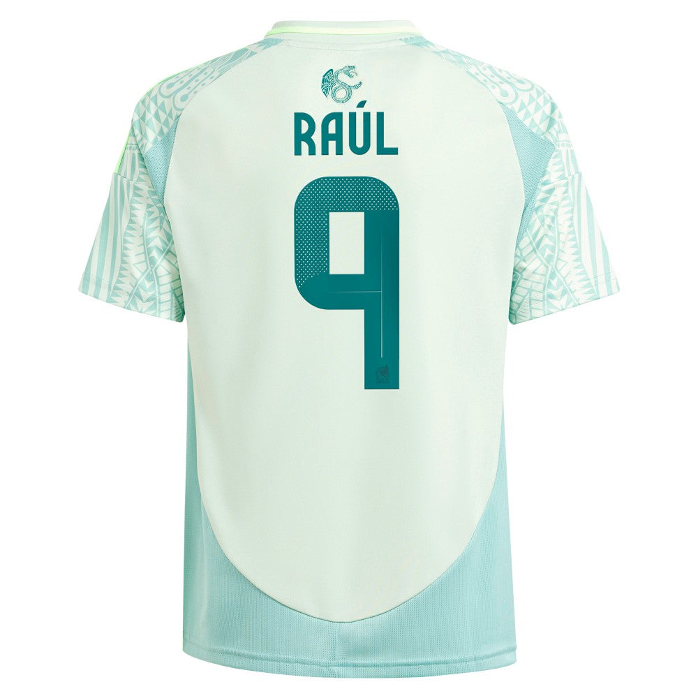 Raul Jimenez Mexico National Team Youth 2024 Away Replica Player Jersey Green