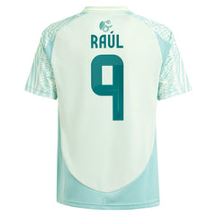 Raul Jimenez Mexico National Team Youth 2024 Away Replica Player Jersey Green