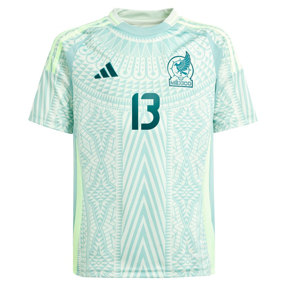 Guillermo Ochoa Mexico National Team Youth 2024 Away Replica Player Jersey Green