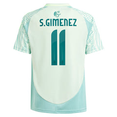 Santiago Giménez Mexico National Team Youth 2024 Away Replica Player Jersey Green sale