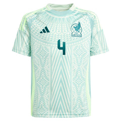 Edson Alvarez Mexico National Team Youth 2024 Away Replica Player Jersey Green
