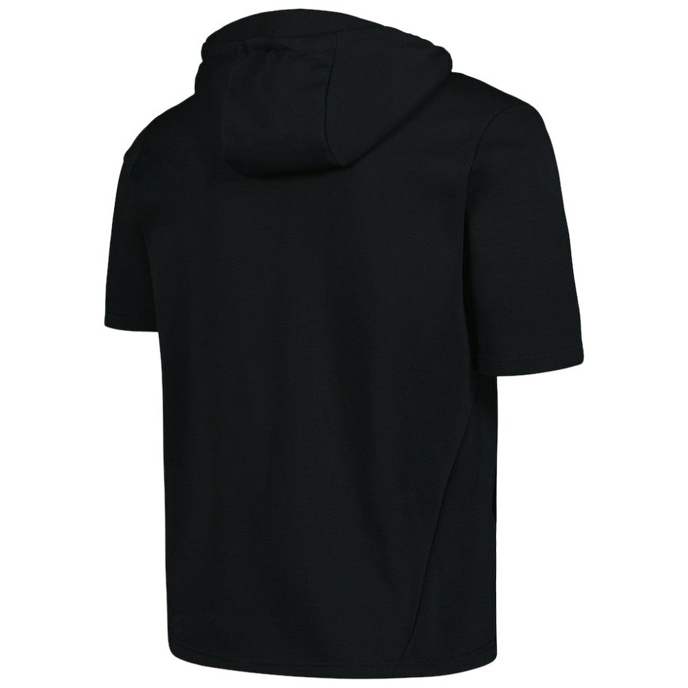 St. Louis Cardinals Levelwear Recruit Short Sleeve Full-Zip Hoodie - Black Hoodies