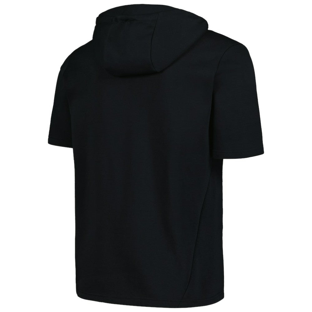 Baltimore Orioles Levelwear Recruit Short Sleeve Full-Zip Hoodie - Black Hoodies