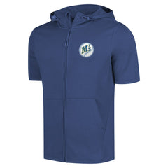 Seattle Mariners Levelwear Recruit Short Sleeve Full-Zip Hoodie - Royal Hoodies