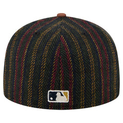 Chicago White Sox New Era Vintage Herringbone 59FIFTY Fitted Hat - Brown Hats