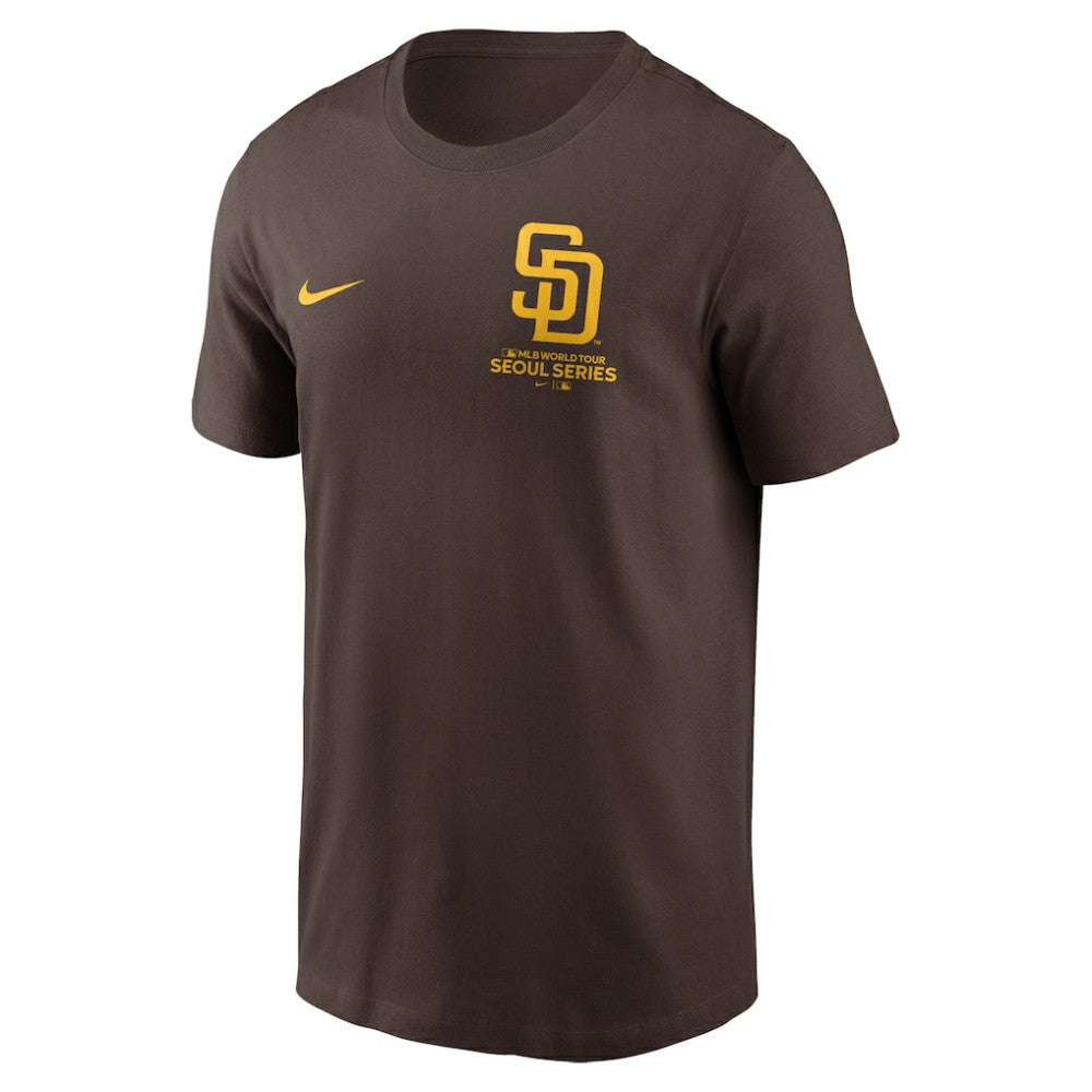 Fernando Tatis Jr. San Diego Padres Nike 2024 MLB World Tour Seoul Series Name & Number T-Shirt - Brown T-shirts