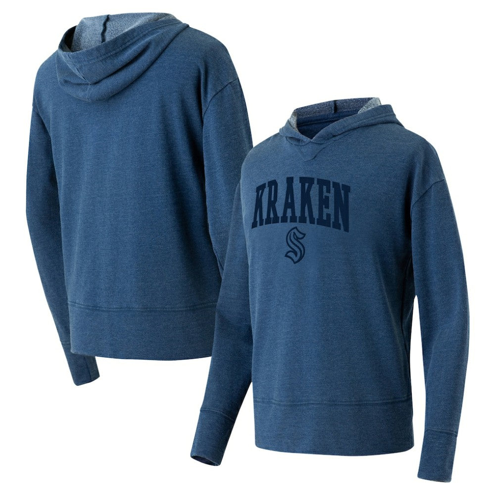 NHL Seattle Kraken Concepts Sport Women's Volley Pullover Hoodie - Deep Sea Blue