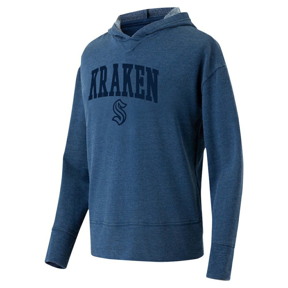 NHL Seattle Kraken Concepts Sport Women's Volley Pullover Hoodie - Deep Sea Blue