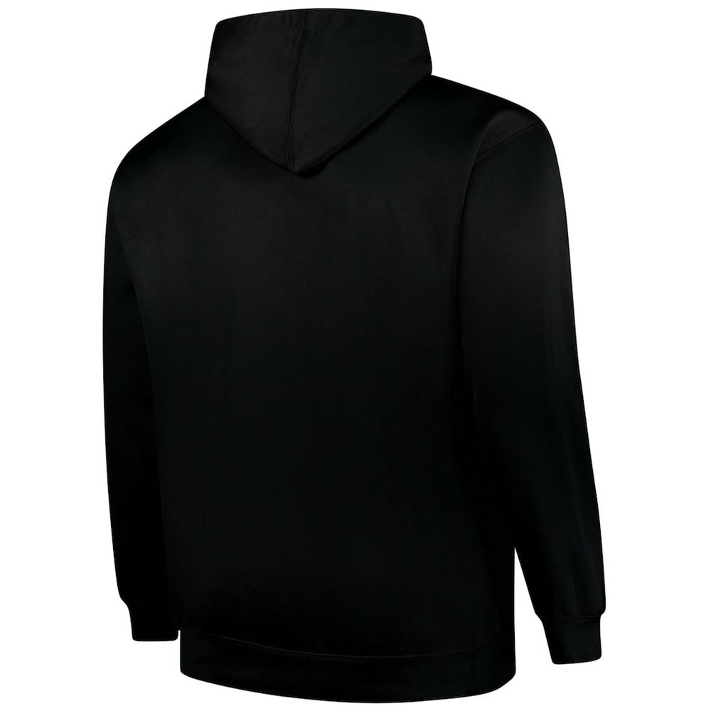 Carolina Panthers Big & Tall Fleece Pullover Hoodie Black