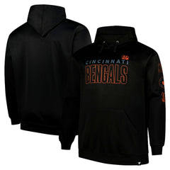 Cincinnati Bengals Big & Tall Fleece Pullover Hoodie Black