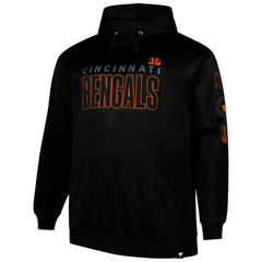 Cincinnati Bengals Big & Tall Fleece Pullover Hoodie Black