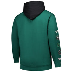 New York Jets Big & Tall Patched Out Pullover Hoodie Green